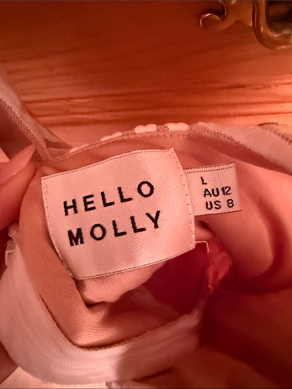 Hello Molly Formal Dress Size Large - Picture 3 of 5